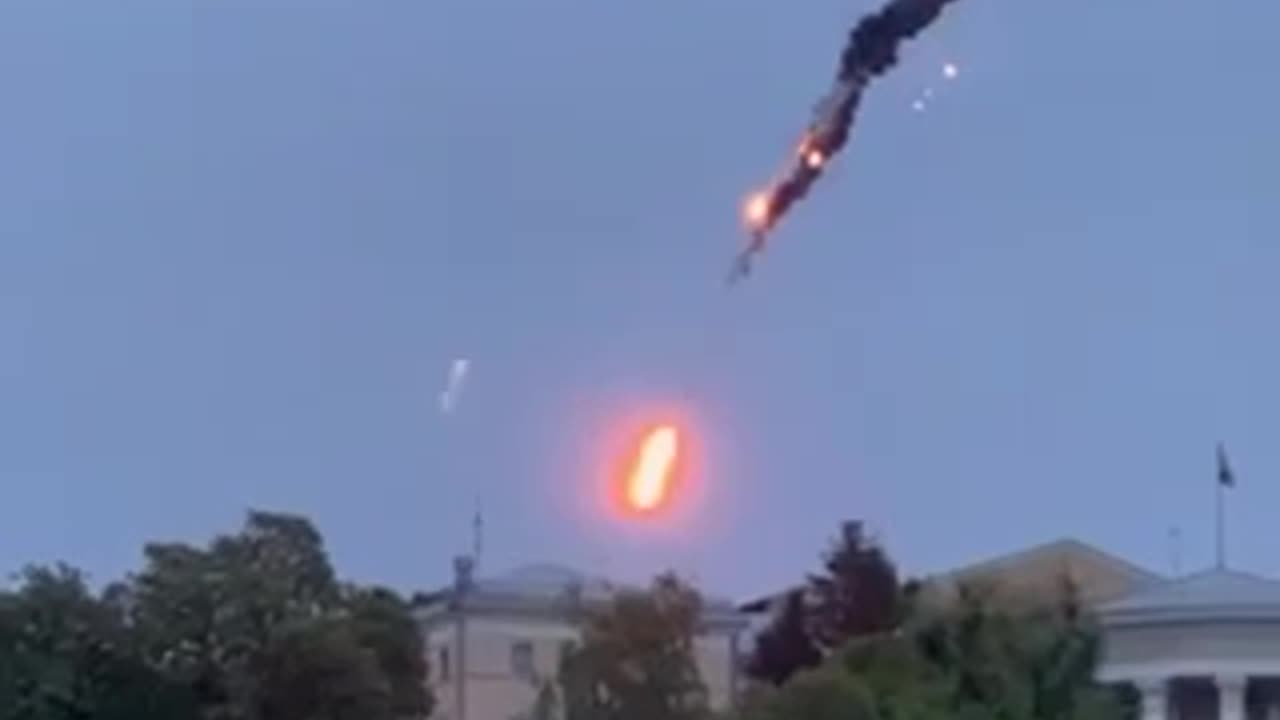 Drone was shut down today over the Kyiv central district.