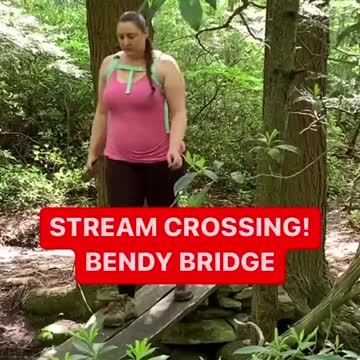 STREAM CROSSING! BENDY BRIDGE
