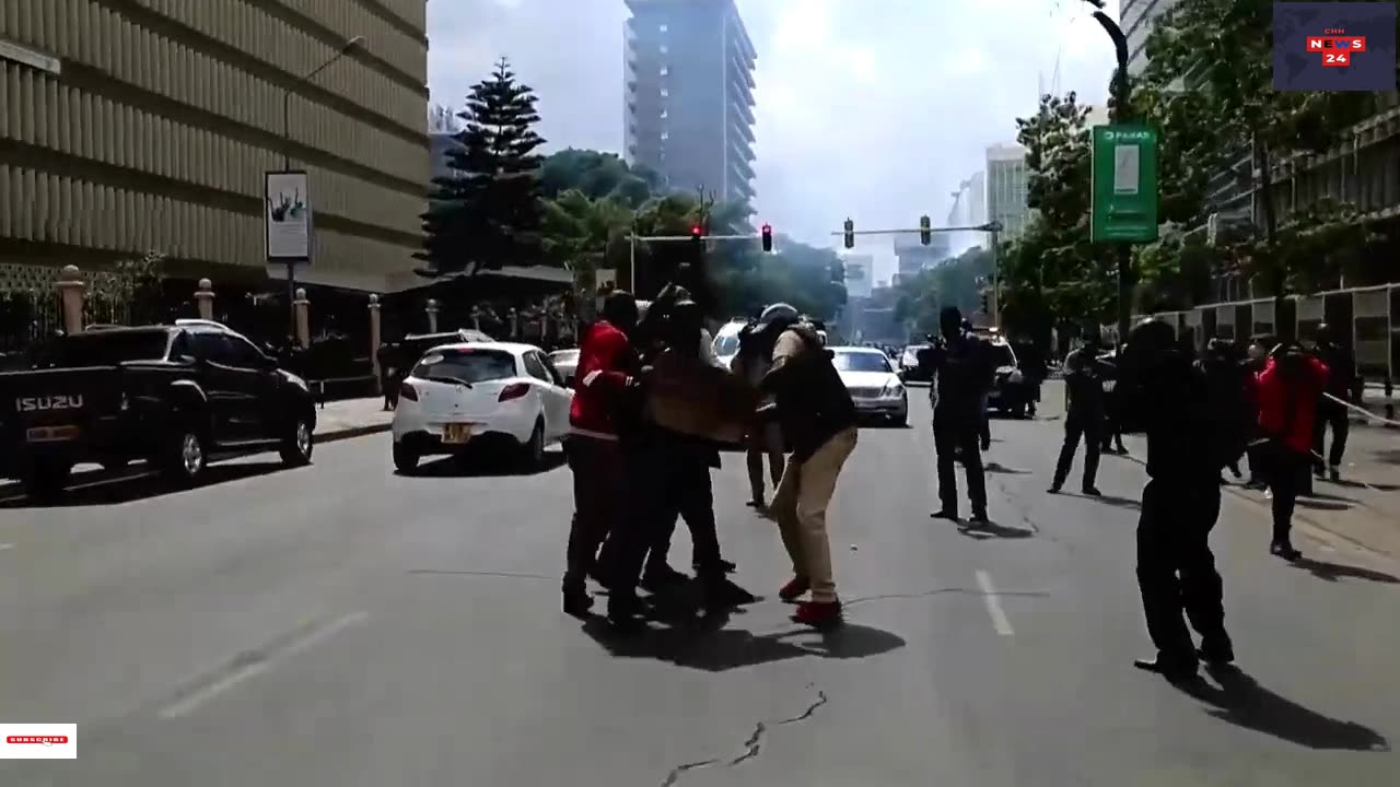 Kenya tax protesters met with tear gas