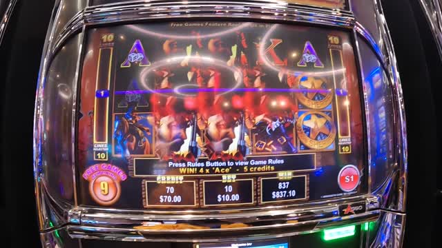 The Enforcer Slot Machine Hand Pay Jackpot!