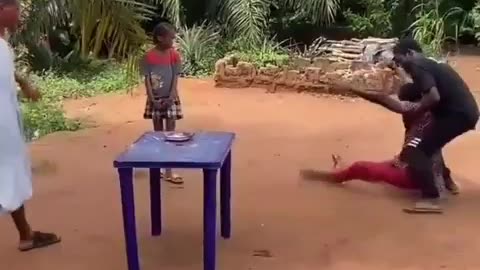 African slap battle