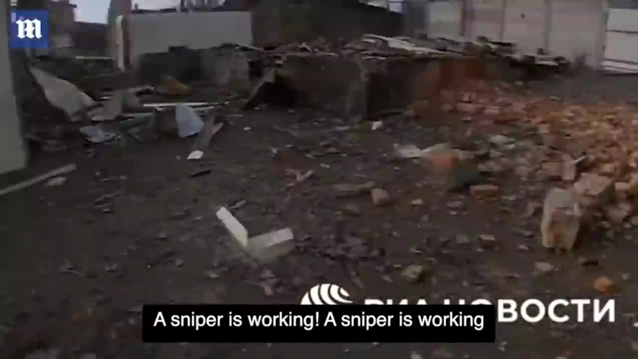 Russian soldier who was hit in the head by a sniper survives