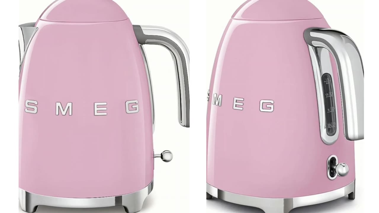 Best kettle on the market, watch the video here //SMEG MINI KETTLE 0,8 L // PINK //