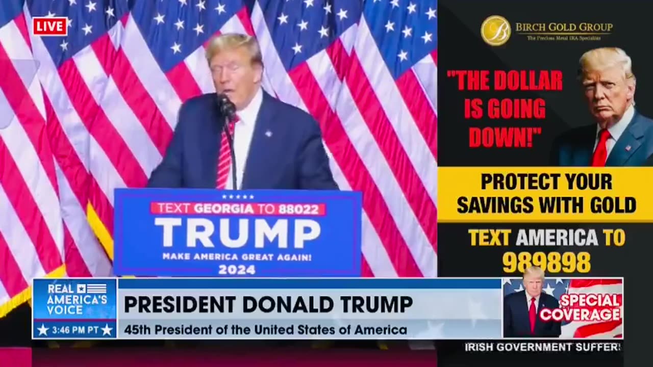 TRUMP: "I did more for Black People than any President other than Abraham Lincoln."