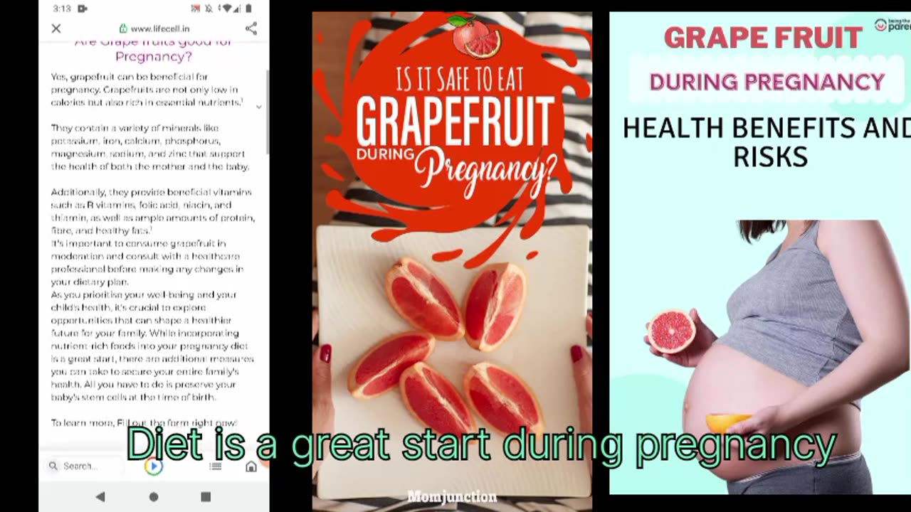 grepfruit benefits during pregnancy