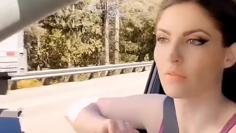 The most beautiful scenery is on the road, little sister