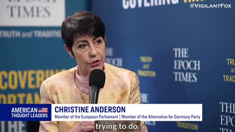 MEP Christine Anderson Explains How She Knew COVID Measures Were NOT