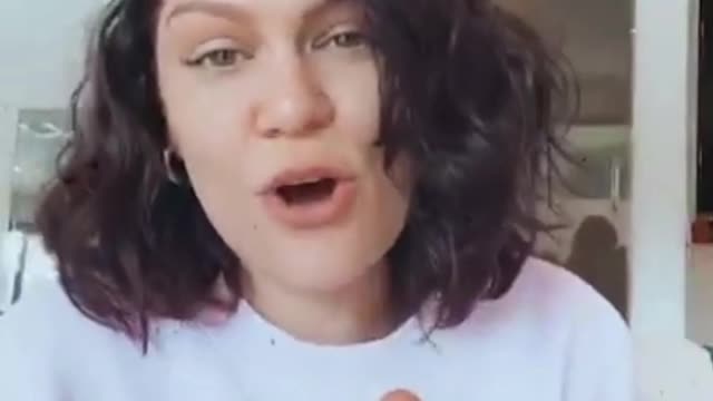 Jessie-J Covering H erself