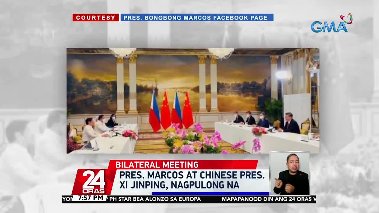 Pres. Marcos at Chinese Pres. Xi Jinping, nagpulong na