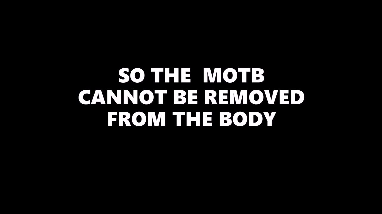 It CANNOT be Removed from the Body - Don't take the V@x