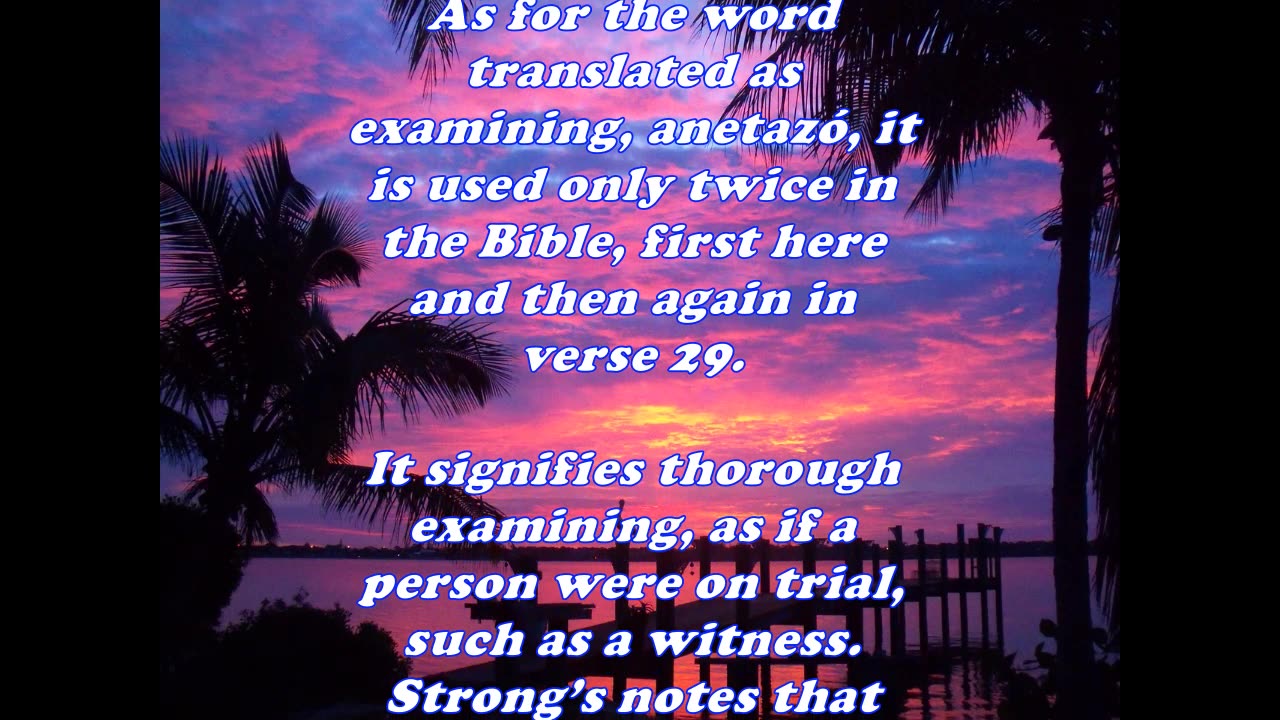 The Book of Acts 22:24 - Daily Bible Verse Commentary