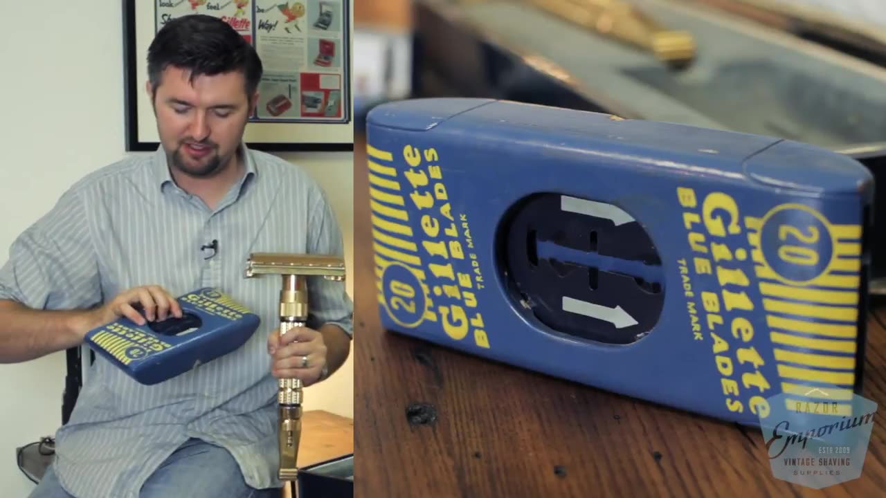 Gillette's Gigantic Vintage DE Safety Razors!