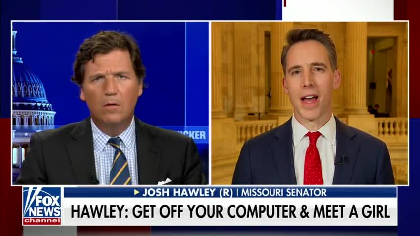 “Aspire to Be More Than a Consumer”: Senator Josh Hawley & Tucker Carlson on a Positive Agenda for Young Men