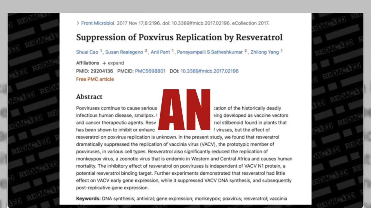 Fact Check: 2017 Study On Resveratrol Does NOT Support Use For Treating Mpox; Never Tested On People