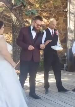 Wedding prank