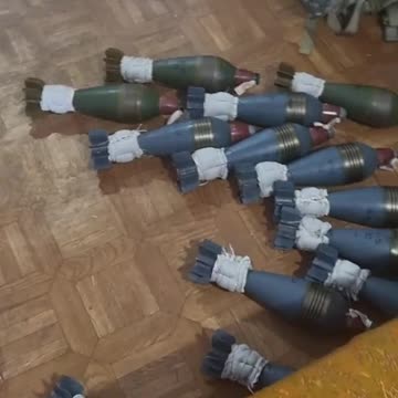 Ukrainian Mortar Crew Receives Daily Allotment of Shells