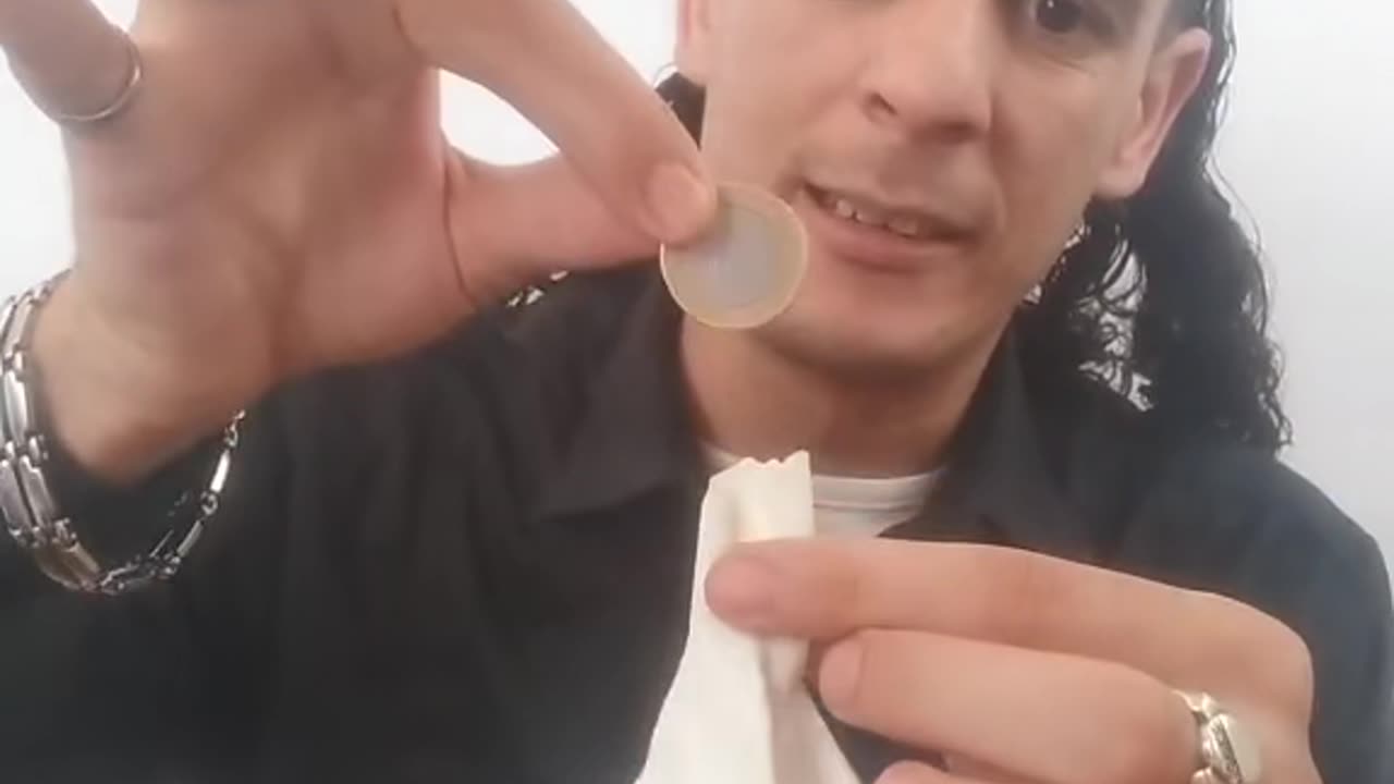 Coin in Balloon Magic Trick