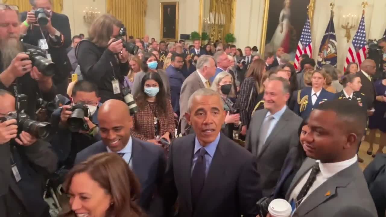 Obama: "We got a story to tell, just got to tell it."