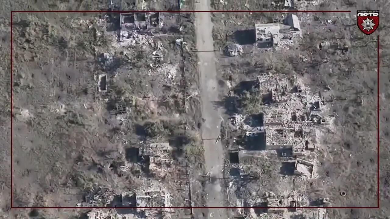 Kleshcheyevka after the fighting is completely destroyed.