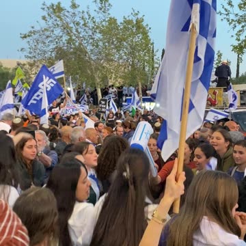 Singing "The One Above is King" at the Million Man March in Jerusalem