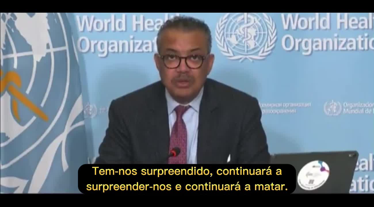 ☢Tedros, Director-Geral da OMS, COVID continuará a matar pessoas por causa da desinformação☢