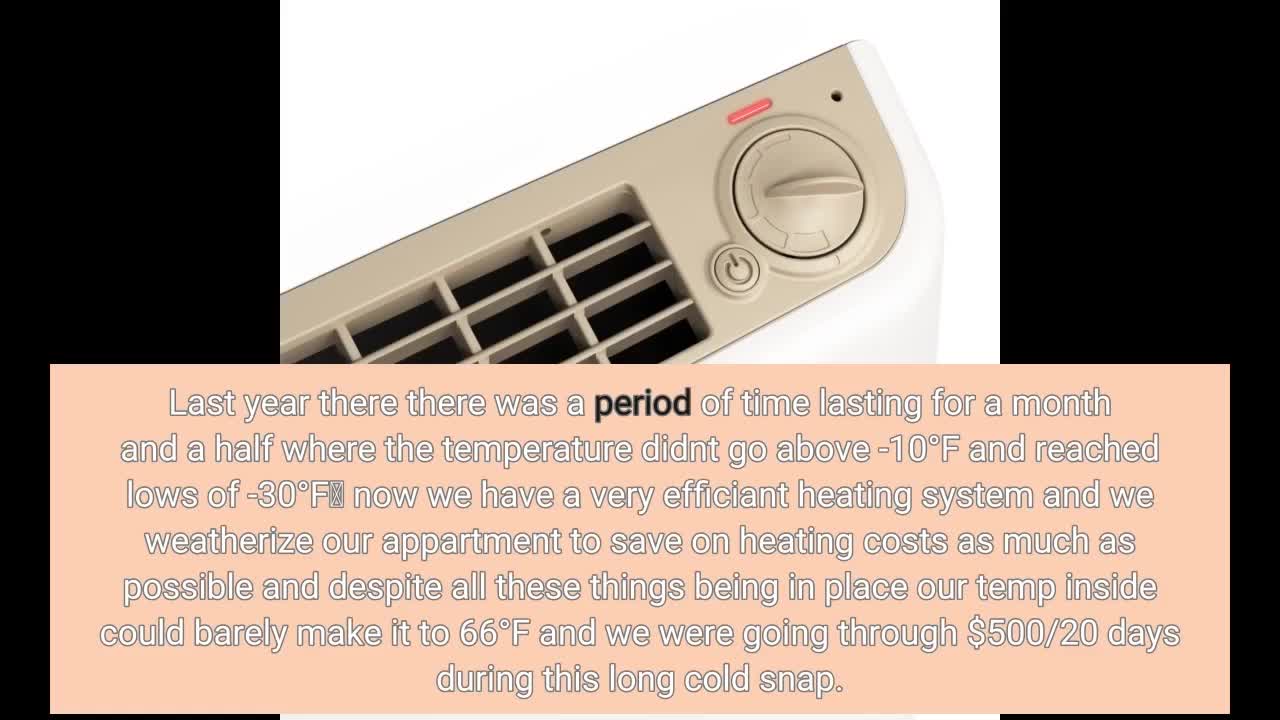 Envi Plug-in Electric Panel Wall #heater for Home-Overview