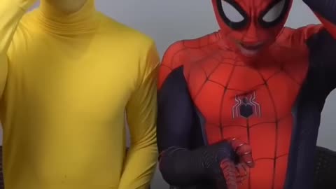 Competition pikachu vs spider man funny video