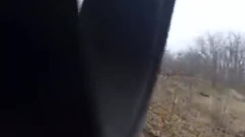 Russians Flee After Becoming Pinned Down and Taking Casualties