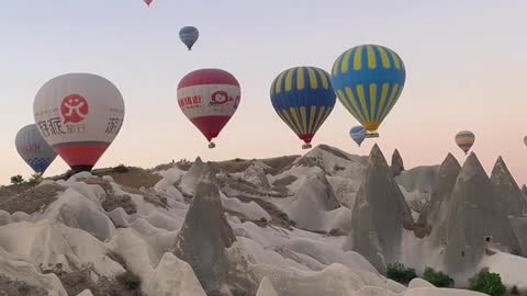 Turkish hot air balloon