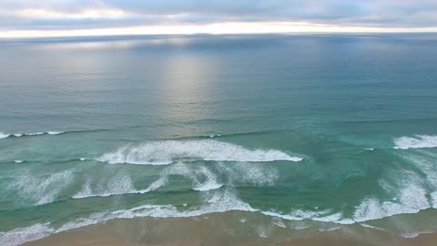 Beach view of ocean