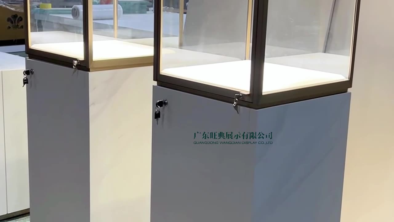 Luxury high-end jewelry independent display case Boutique showcase customization