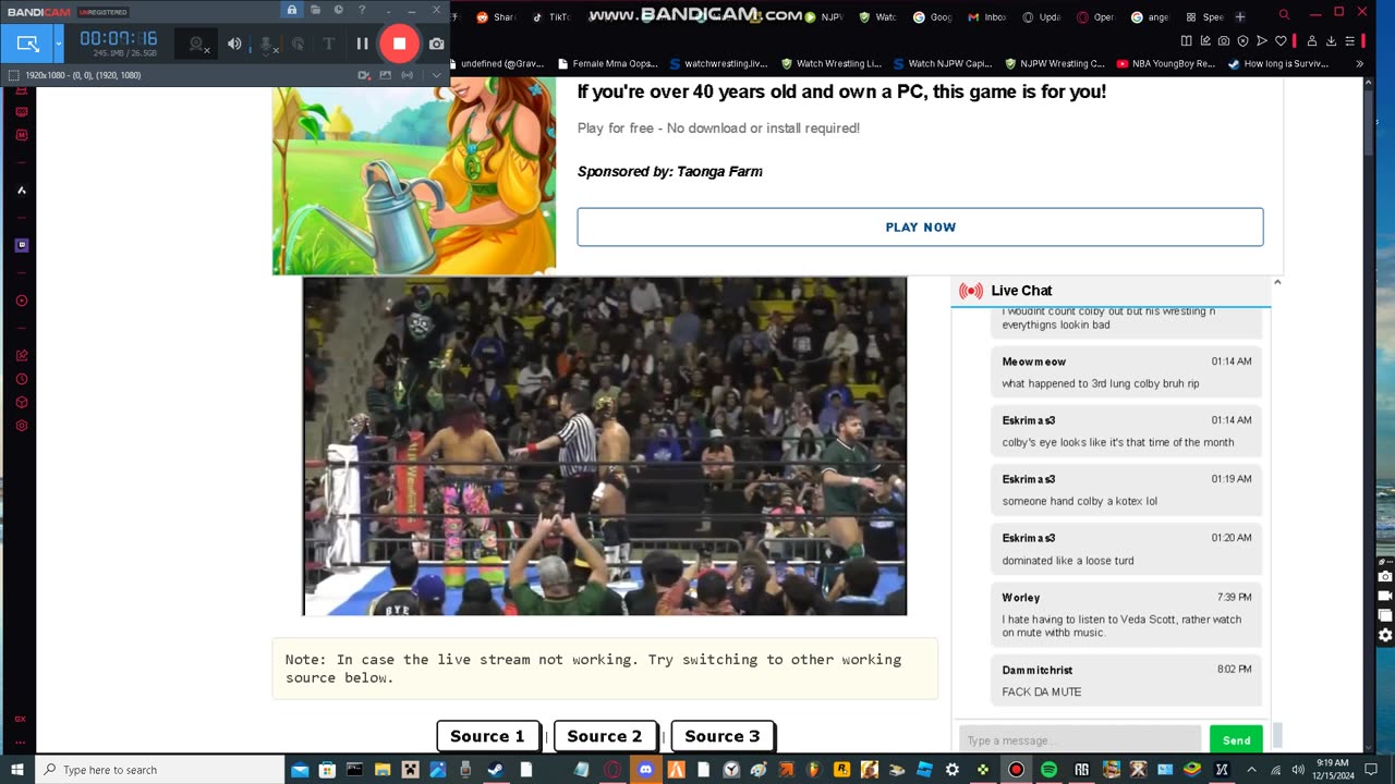 part 7: wrestling fan: NJPW World Tag League 2024 Finals 12/8/24 #njpw