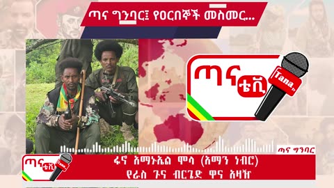 ጣና ግንባር፦ የዐርበኞች መስመር… "ትግላችን እንዲሸቀጥበት አንፈቅድም" ራስ ጉና ብርጌድ ተወርዋሪ ጦር ነው…"የፋኖ ትግል አደጋ የሚገጥመው…"