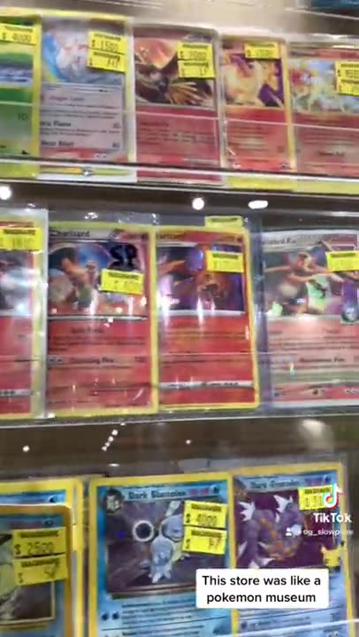 This store was like a Pokemon Museum!