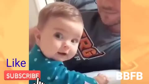 Cute baby funny video