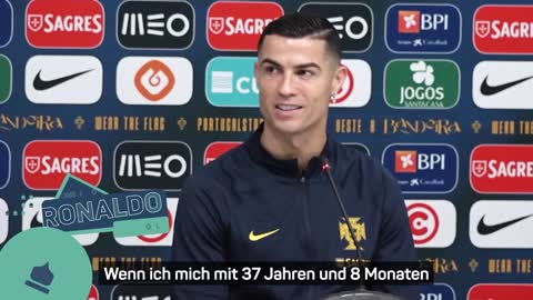 Über diese Frage kann Ronaldo nur lachen... _ WM 2022