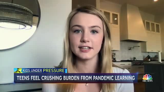 Students Struggling With Workload And Stress Amid Pandemic NBC Nightly News