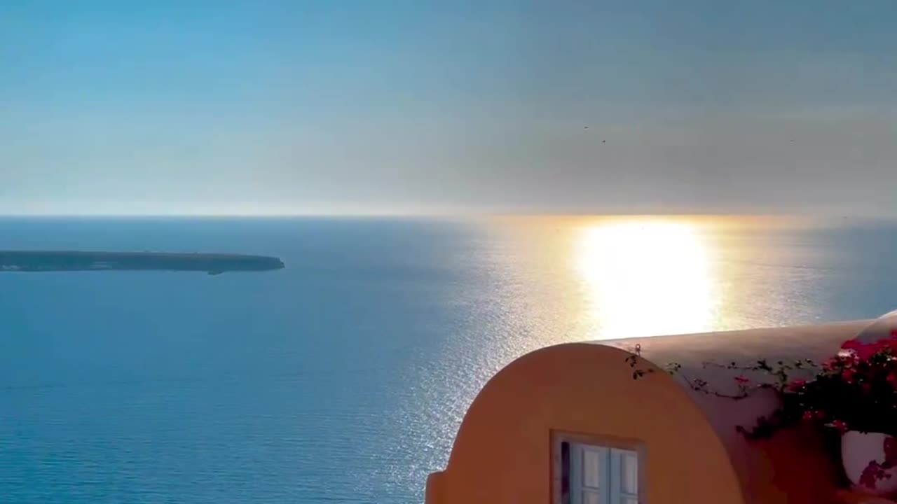 Possibly one of the most popular spots to watch those famous Santorini sunsets