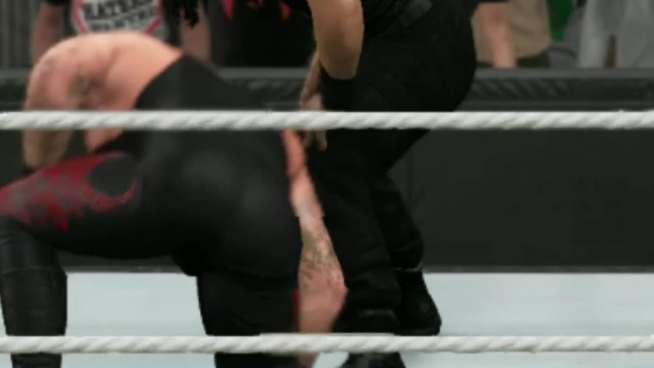 ROMAN REIGNS SPEAR | WWE 2K15 | REAL HAIDER GAMING