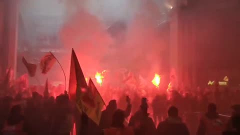 Protest at BlackRock Head Office in Paris