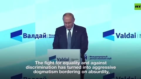 Putin speech about western culture gone too far