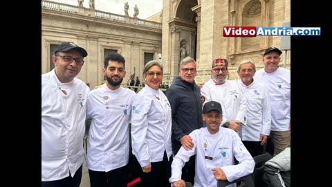Da Andria al Vaticano: cuochi israeliani e palestinesi insieme dal Papa