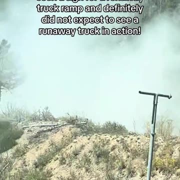 You've probably seen many runaway truck ramps, but never a runaway truck