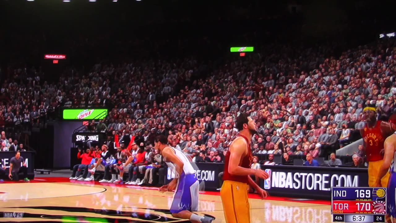 NBA2K: Pacers vs Raptors (OT-Dunks-Buzzer Beater)