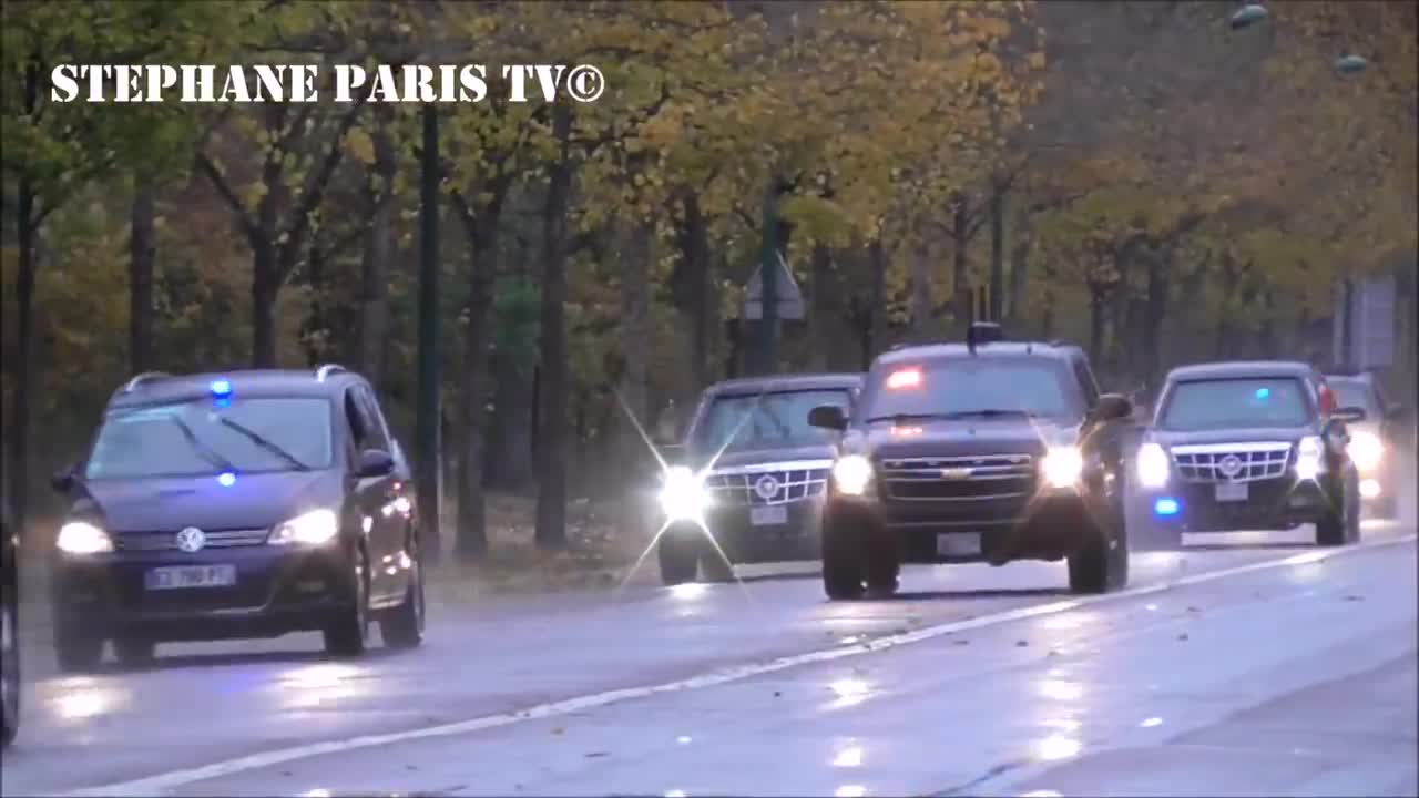 Xi Jinping vs Donald Trump Presidential motorcade comparison