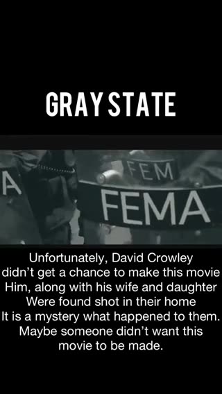 Gray State | David Crowley | RIP Crowley family