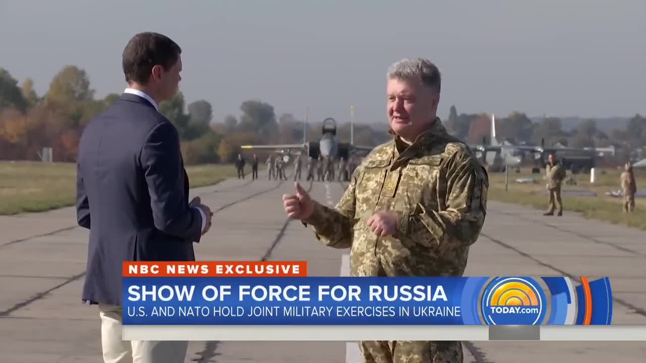 Nato Jets in Ukraine Poroshenko