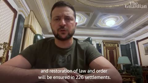 Russian forces committed more than 400 war crimes in Kherson, says Zelenskiy