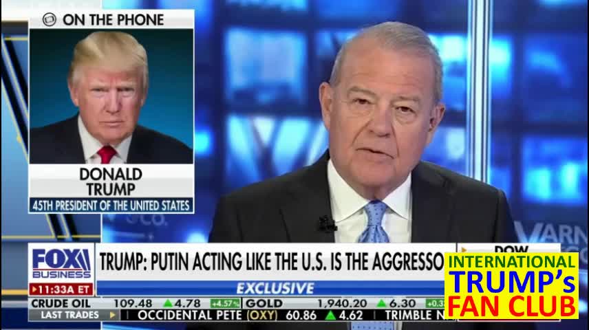 International Trump’s fan club. Donald J. Trump interview with Stuart Varney.