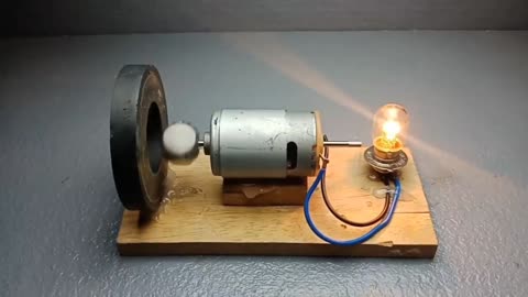 Energy Generator - Free Electricity Experiment With Lightbulb